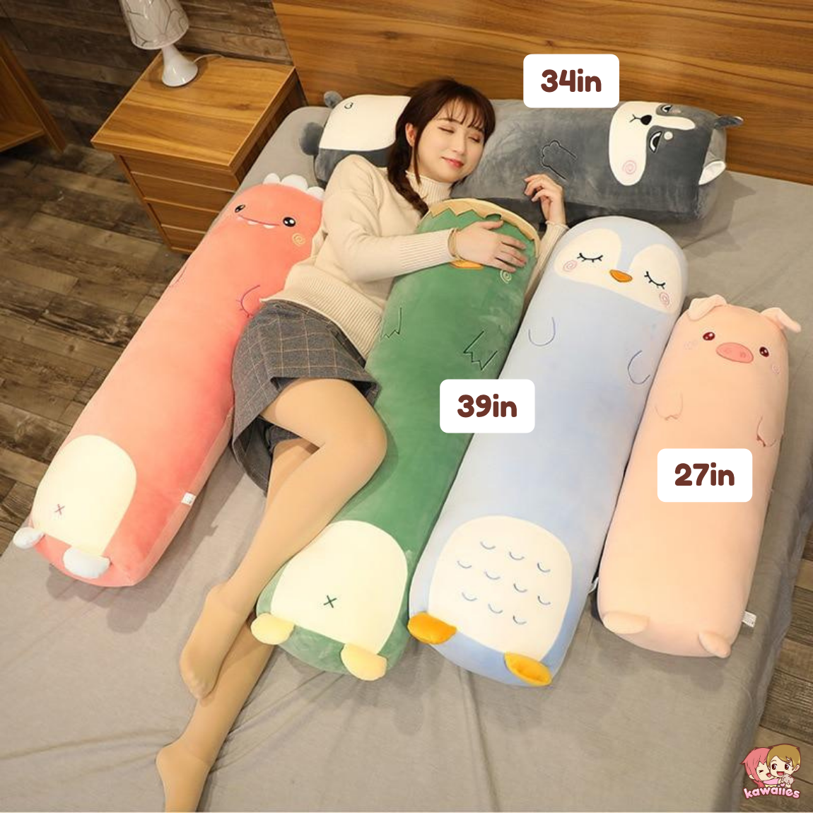 Kawaii Animal Body Pillow Collection
