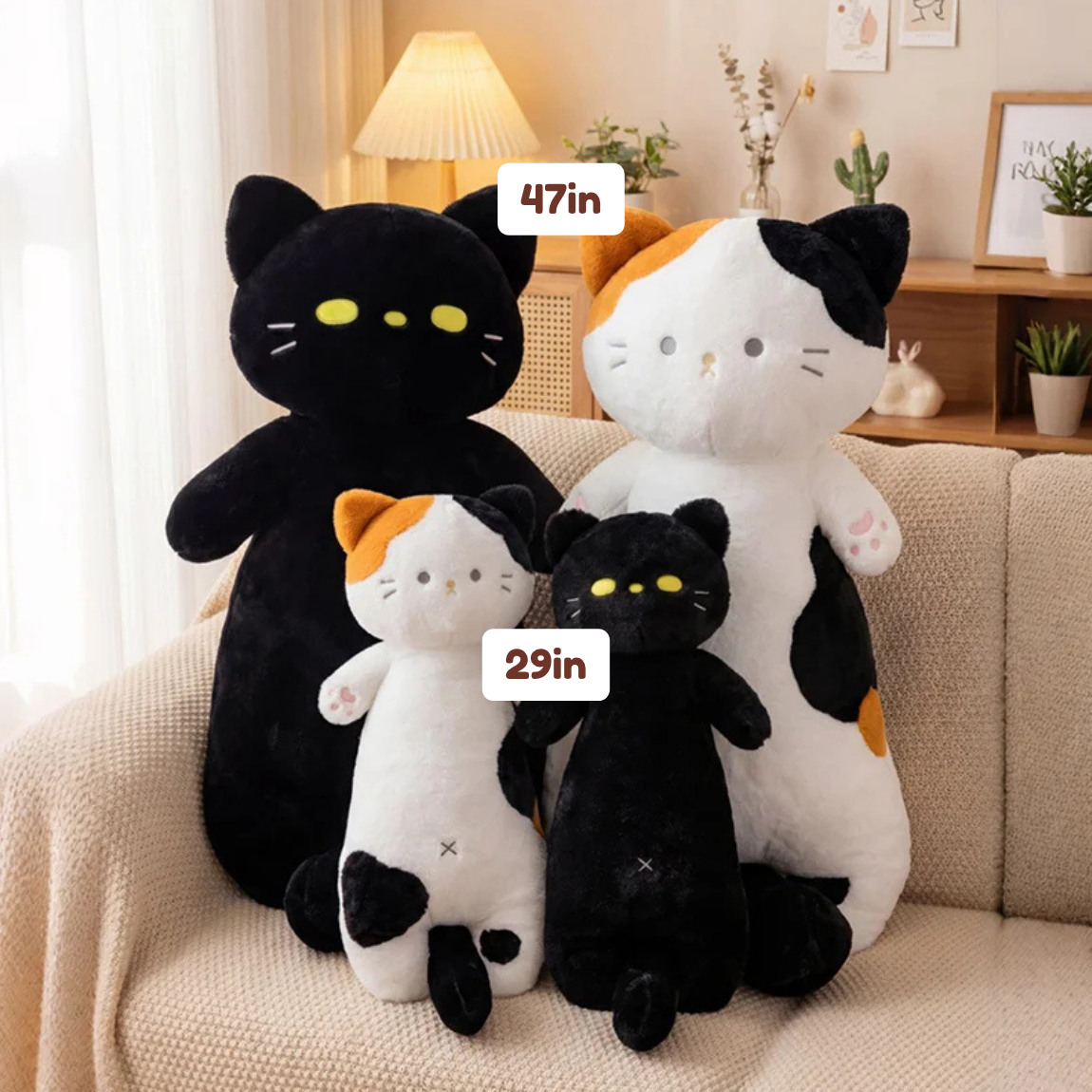 Giant Cat Squad Plushies