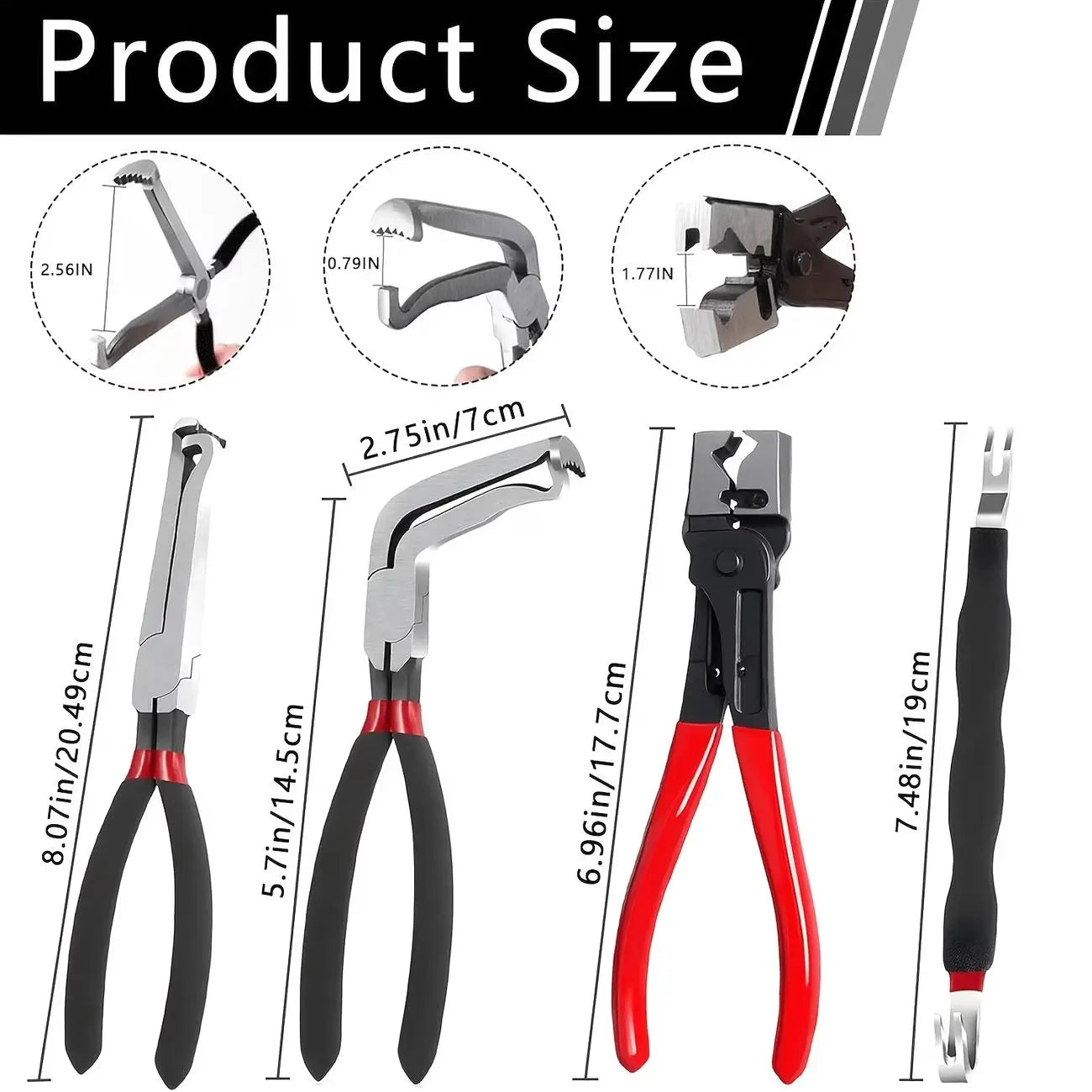 🔥5PCS Automotive Electrical Disconnect Pliers Tool Set