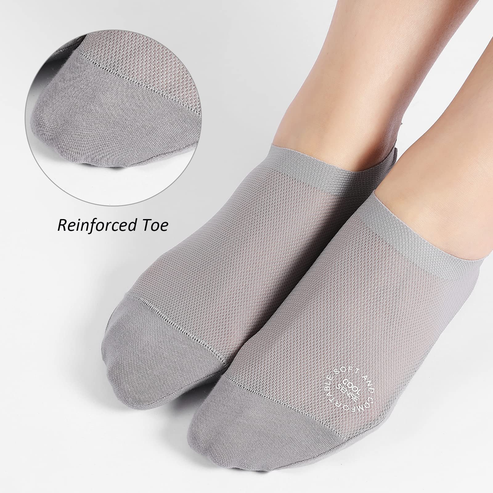 🔥 3-Pair Invisible Grip Socks Pack 🧦 – 2026 Breathable Low-Cut Anti-Slip Sweat-Absorbing Design