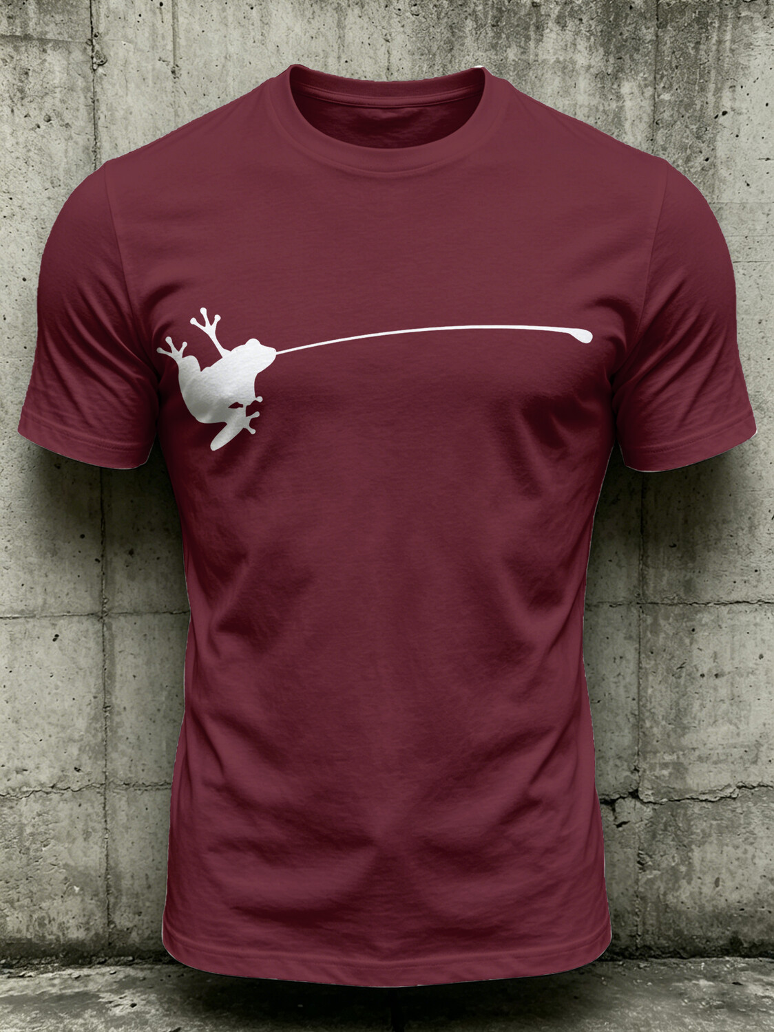 Men's Fun Frog Tongue Cotton Casual T-Shirt