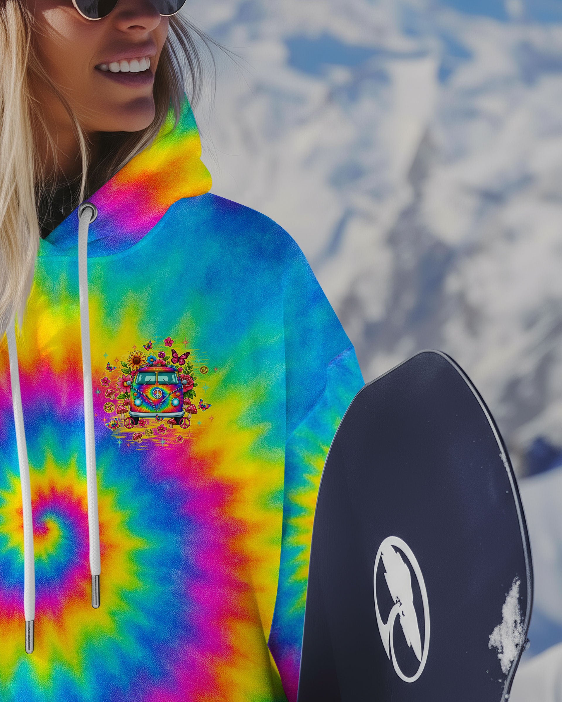 RUNNING AGAINST THE WIND BUS TIE DYE ALL OVER PRINT - TLTW1311253