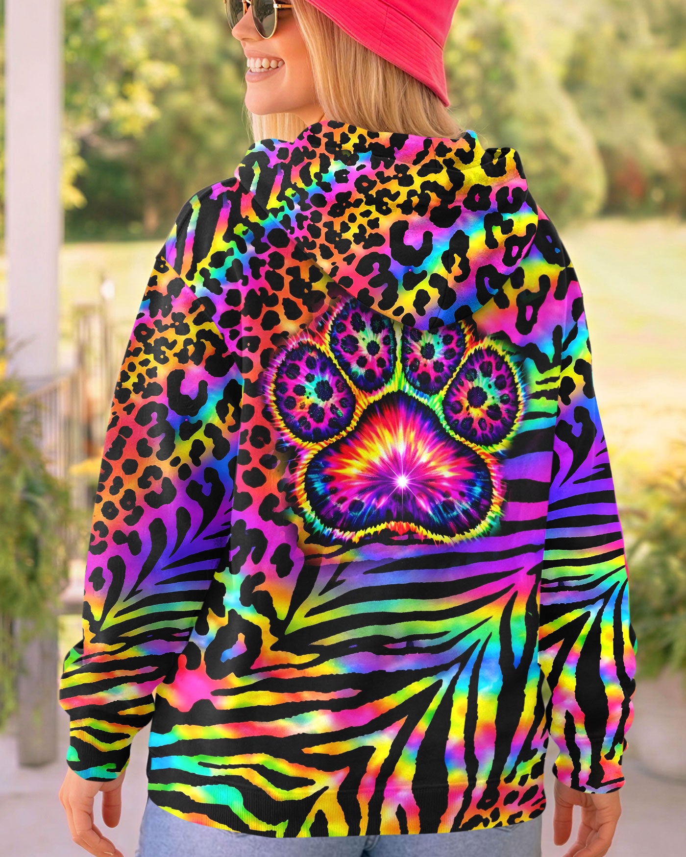PAW PRINT  COLORFUL  LEOPARD ALL OVER PRINT - TLHN1303263