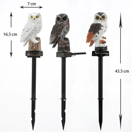🔥Hot Sale🔥Waterproof Solar Owl Light – LED Pathway Light for Lawn, Garden & Outdoor Decor