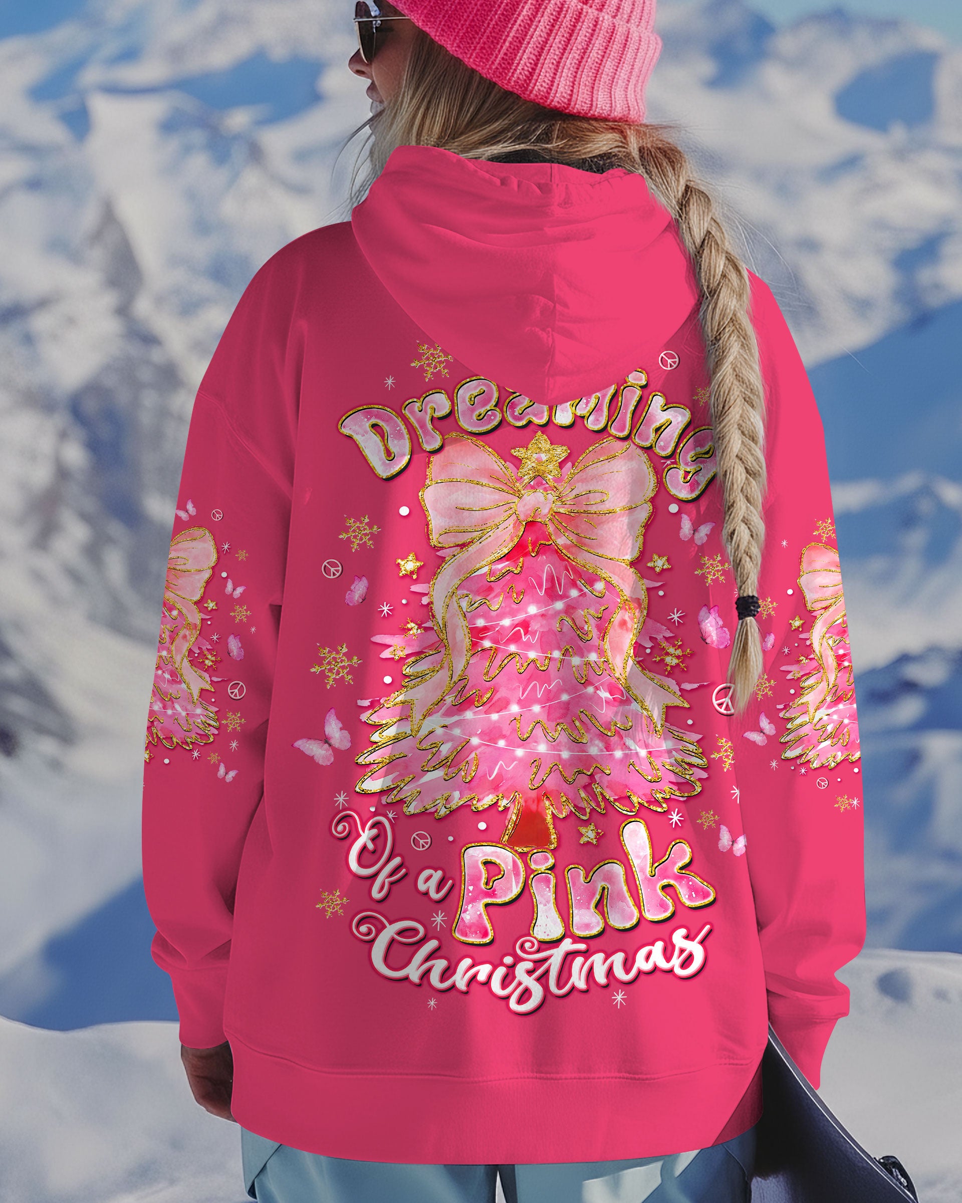 PINK CHRISTMAS ALL OVER PRINT - TLTW1211254