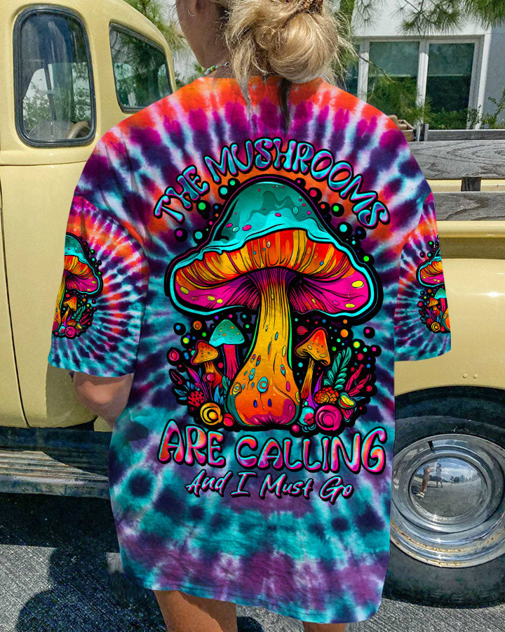 THE MUSHROOMS ARE CALLING TIE DYE ALL OVER PRINT - TLTW0208236