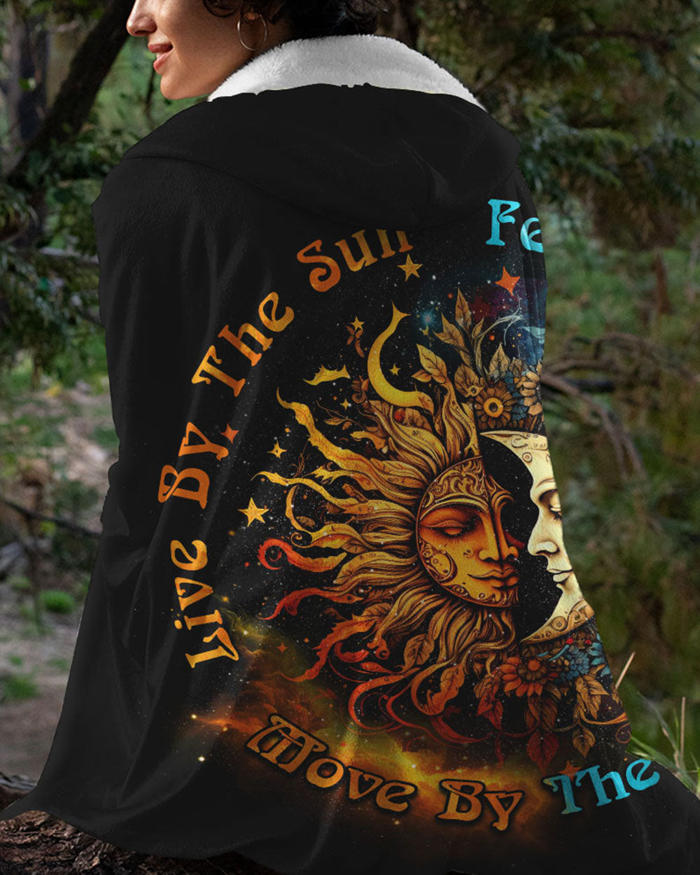 LIVE BY THE SUN SHERPA BLANKET HOODIE - TYTM2702237