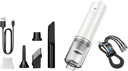 Powerful car vacuum cleaner – Blower function – – Versatile