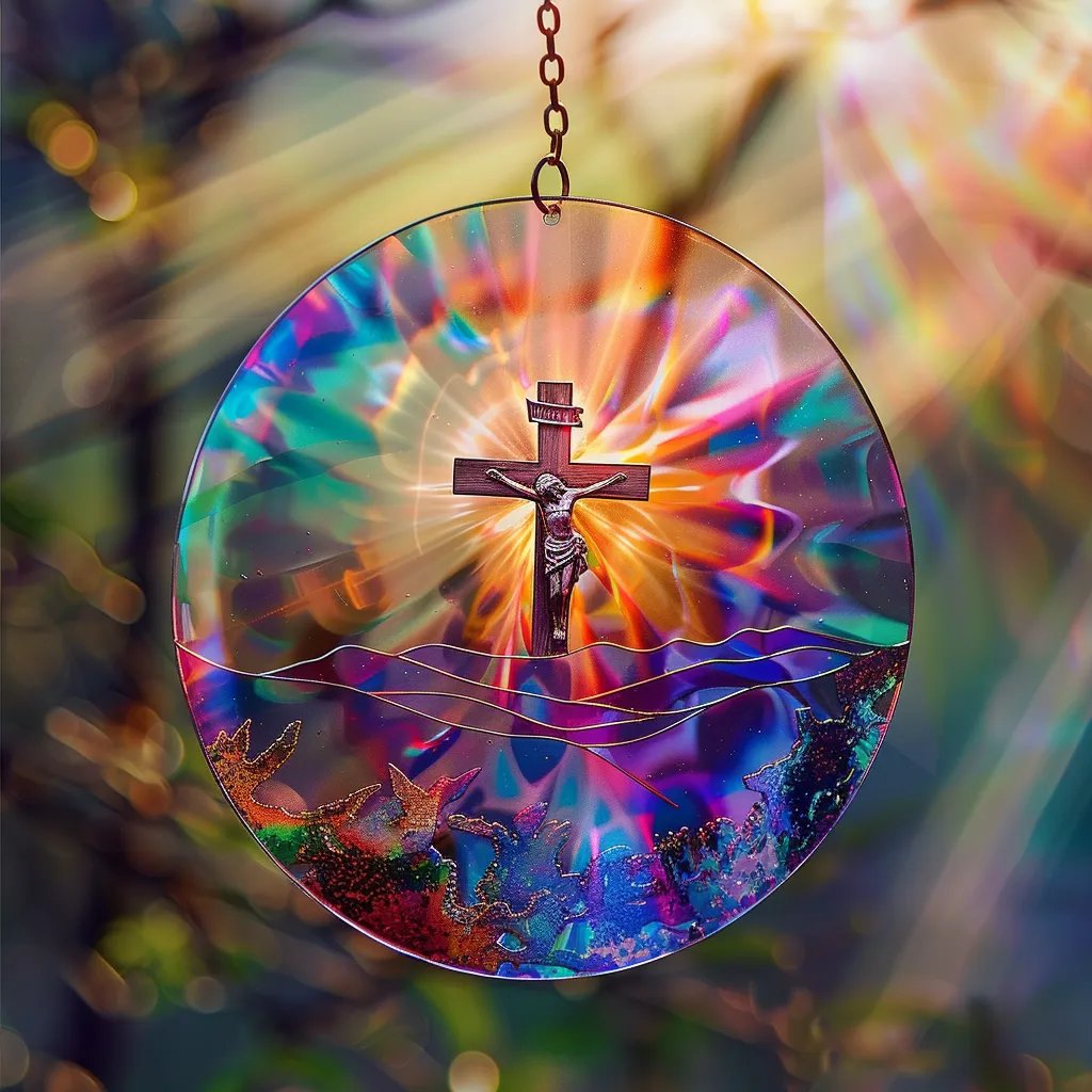 🔥LAST DAY 50% OFF - ✝Cross Suncatcher Decorations