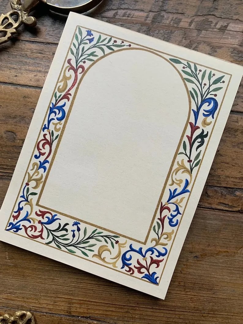 Medieval Notepad Series Stationery