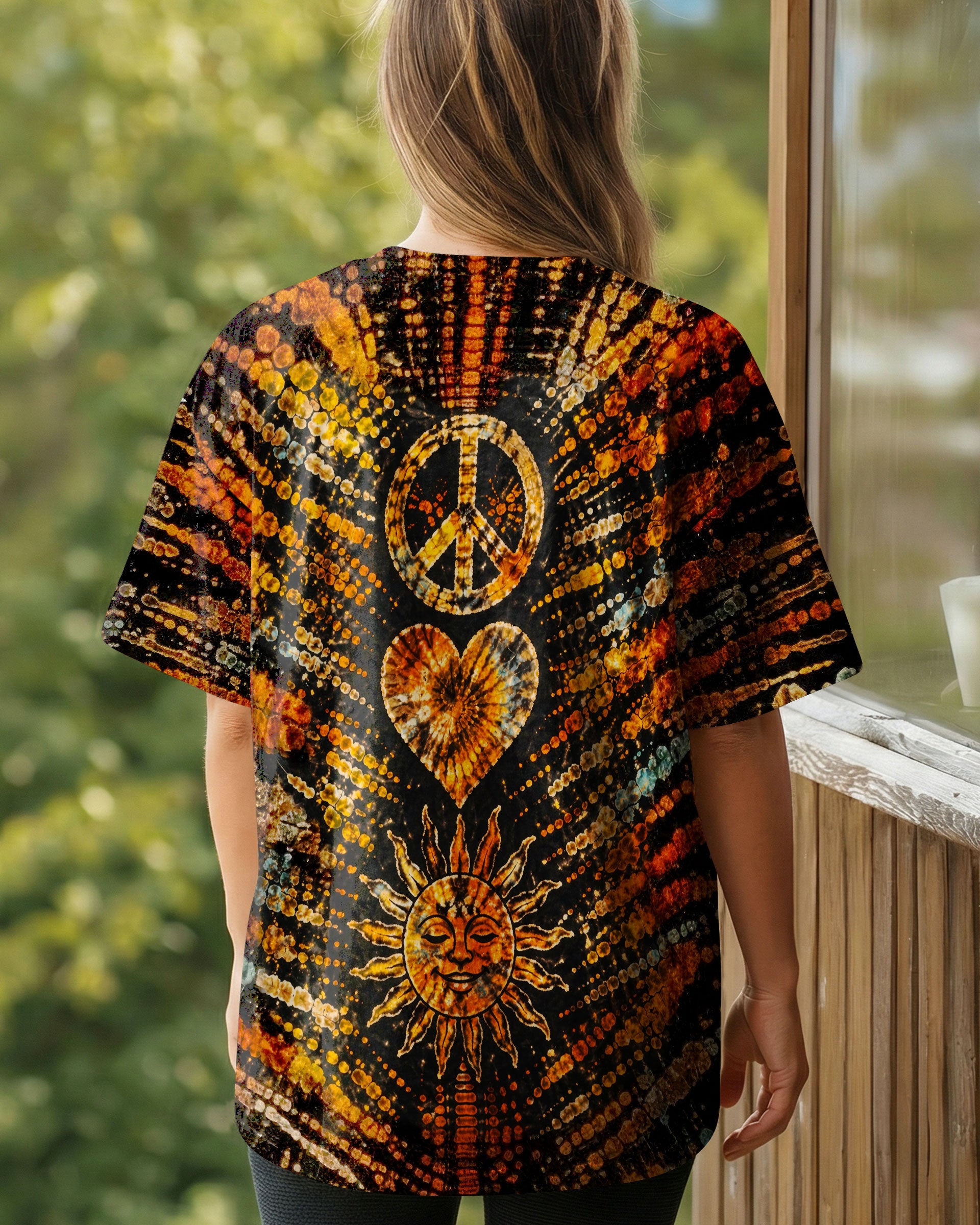 PEACE LOVE HIPPIE SUN ALL OVER PRINT - TLTW0104261