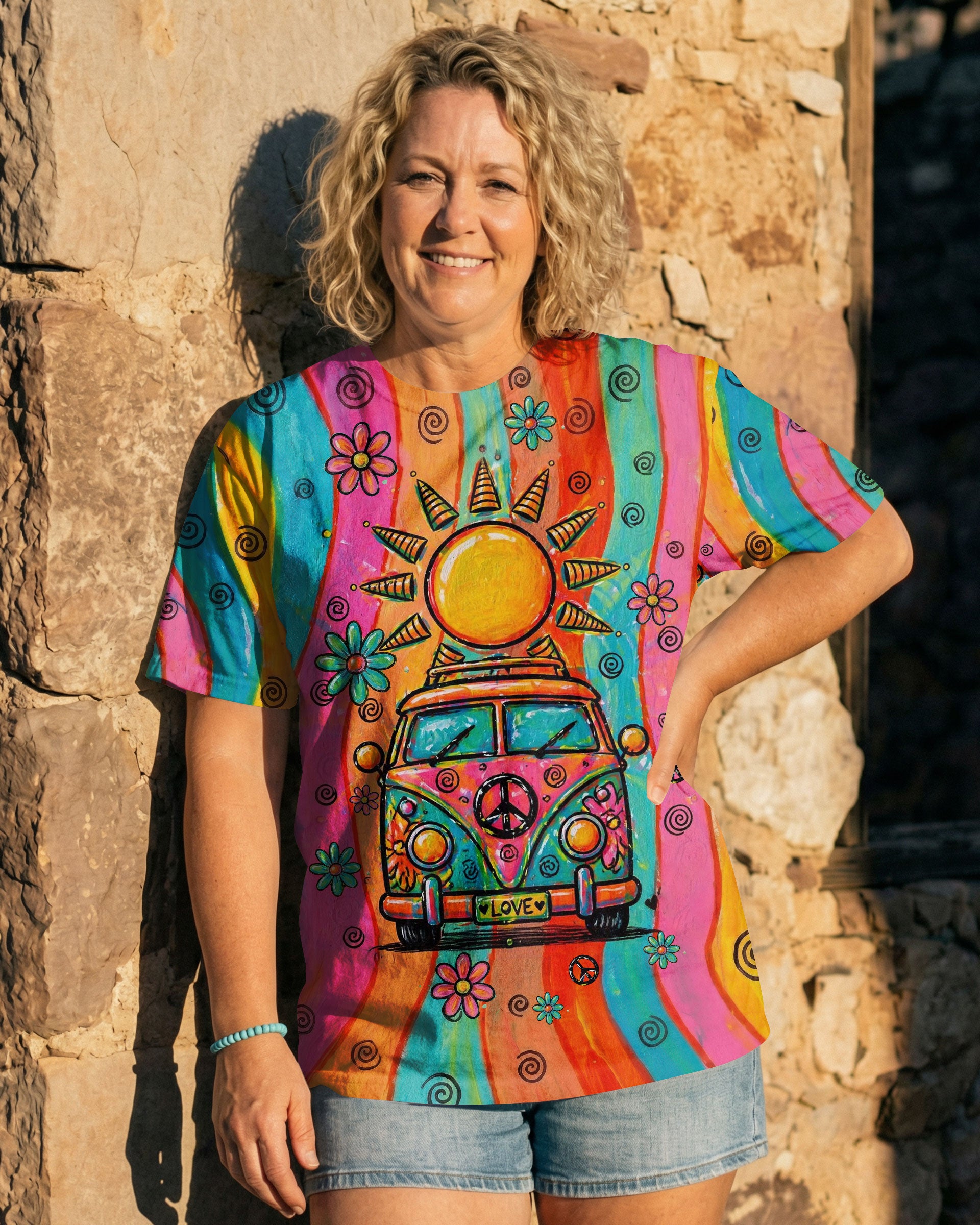 RUNNING AGAINST THE WIND BUS  ALL OVER PRINT   - TLTW2204264