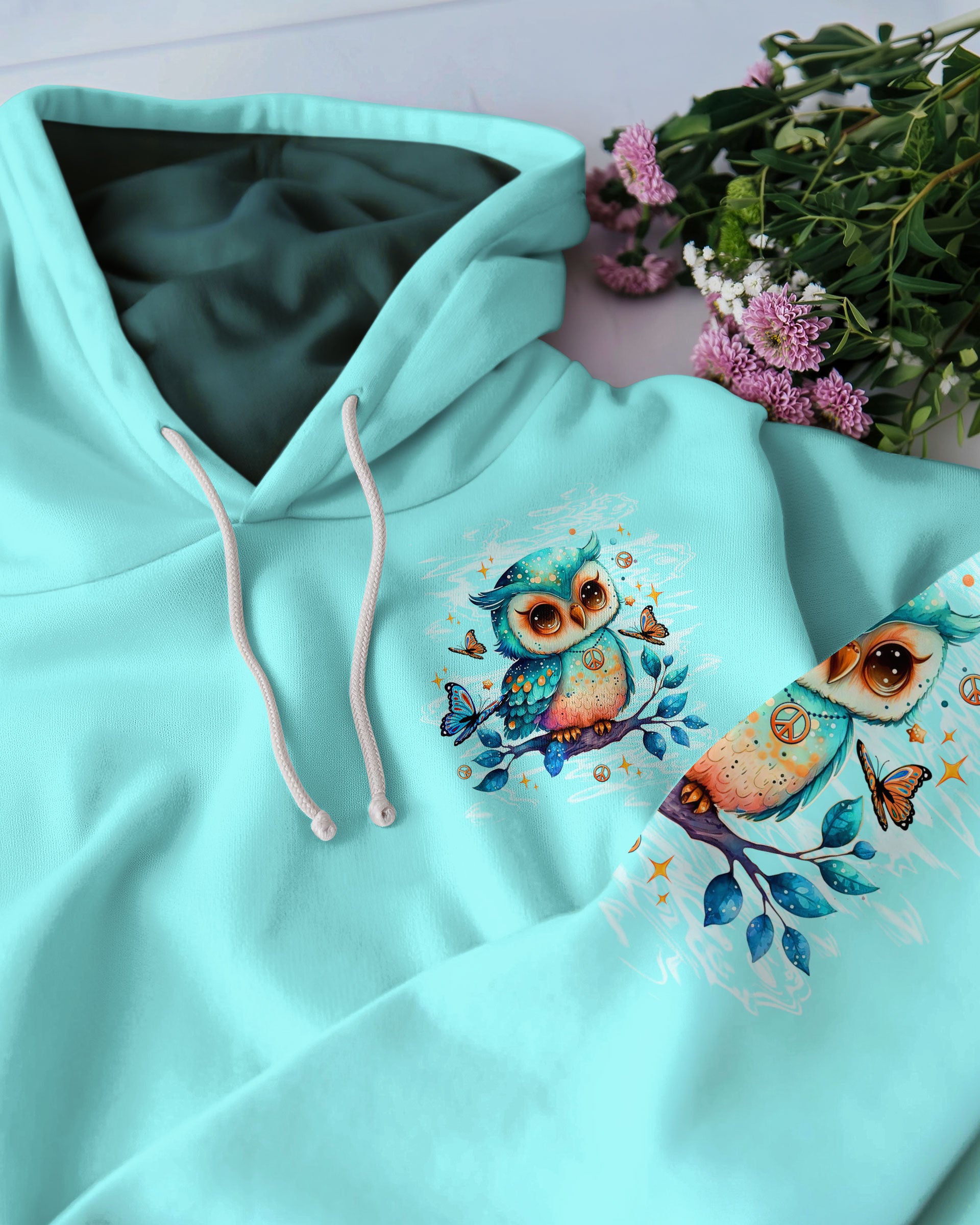 WHISPER WORDS OF WISDOM LET IT BE OWL  ALL OVER PRINT  - TLTW0810254