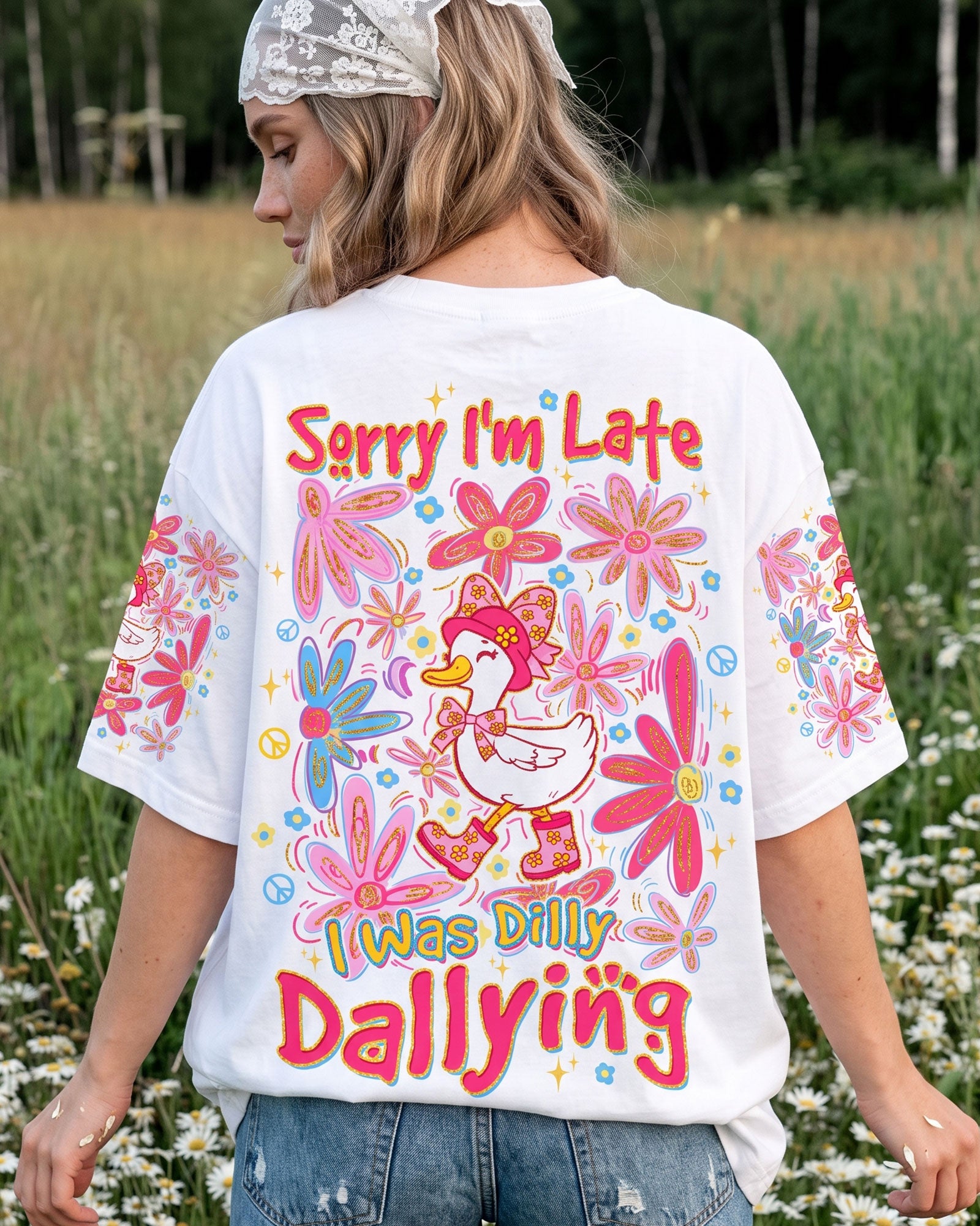 SORRY I'M LATE GOOSE ALL OVER PRINT - TLTW1407264