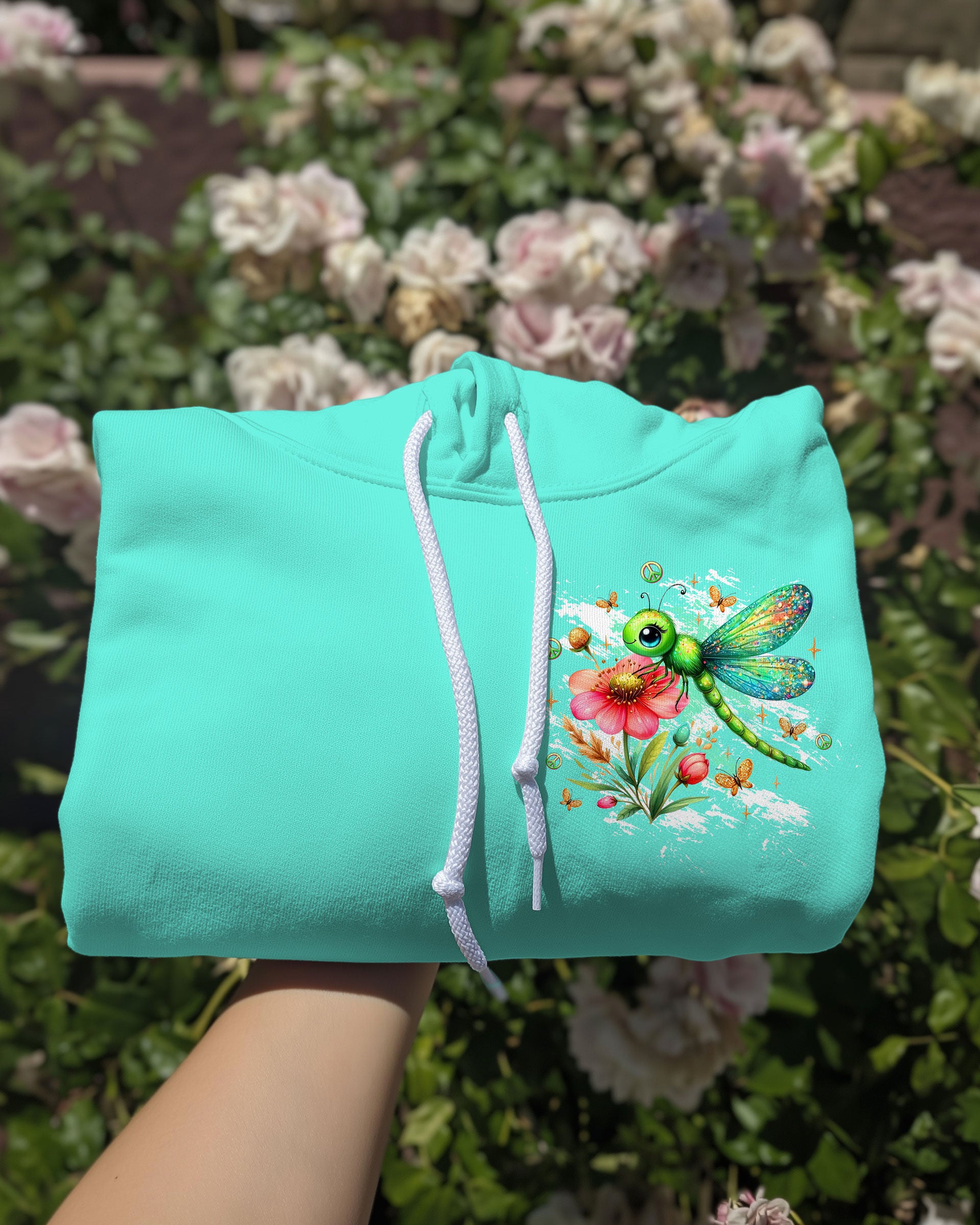 JUST BREATHE  BUTTERFLY DRAGONFLY ALL OVER PRINT - TLTW0910254
