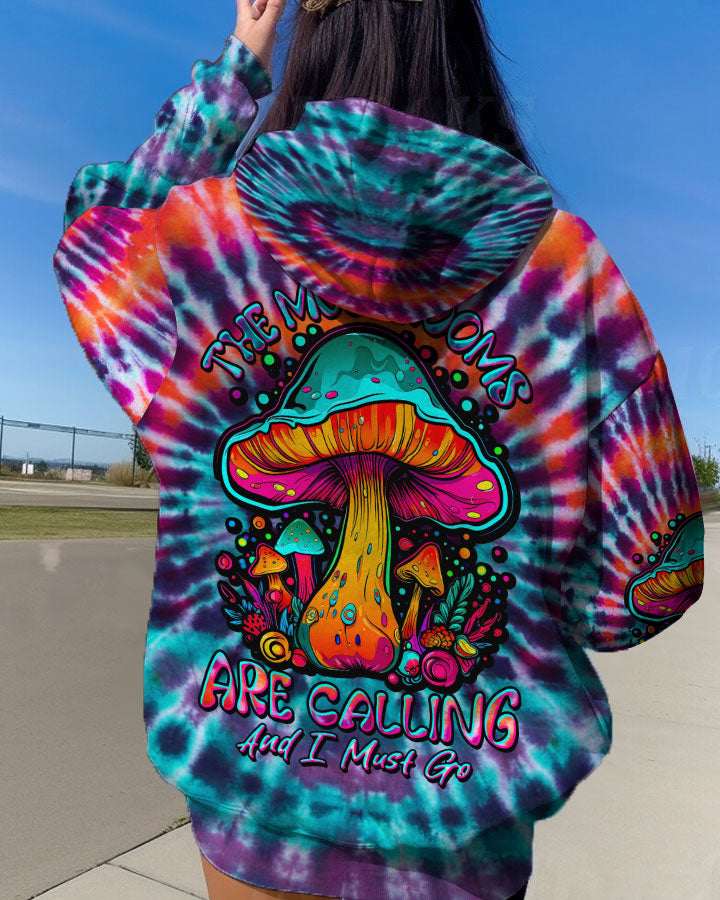 THE MUSHROOMS ARE CALLING TIE DYE ALL OVER PRINT - TLTW0208236