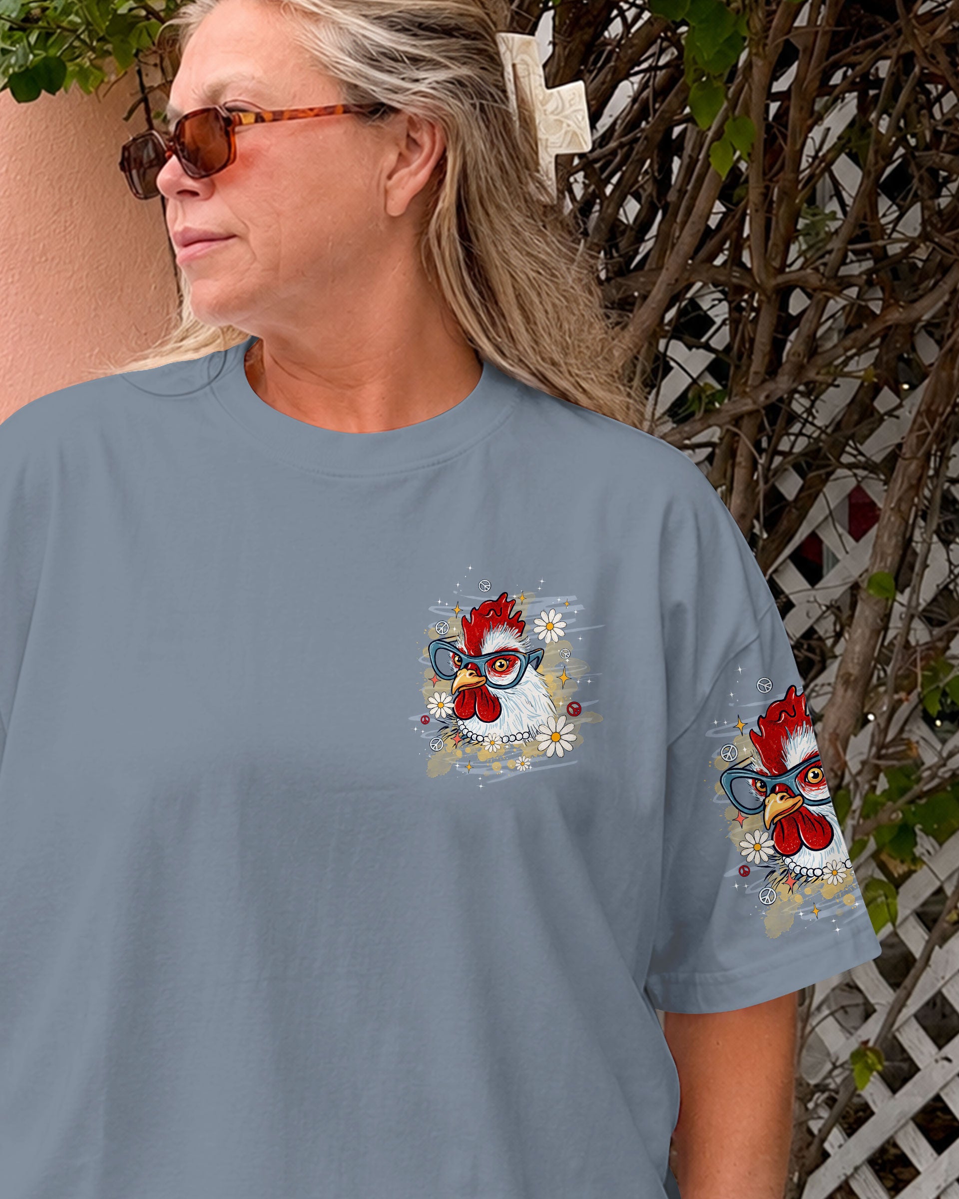 AGING MAY HAVE SLOWED ME DOWN CHICKEN ALL OVER PRINT  - TLTW0906264