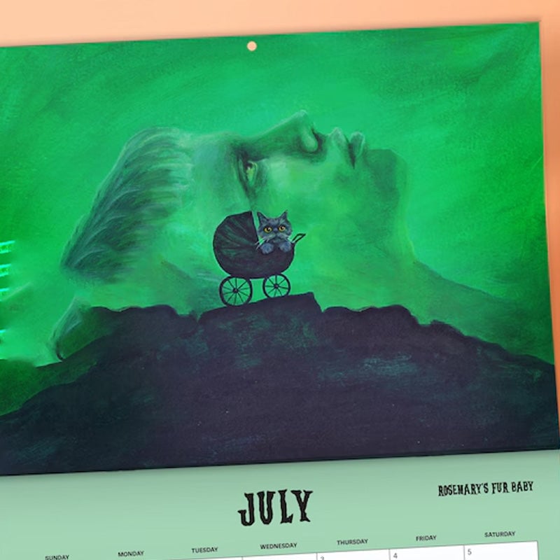 🔥LAST DAY SALE 50% OFF - 🐱Scaredy Cats 2025 Monthly Calendar
