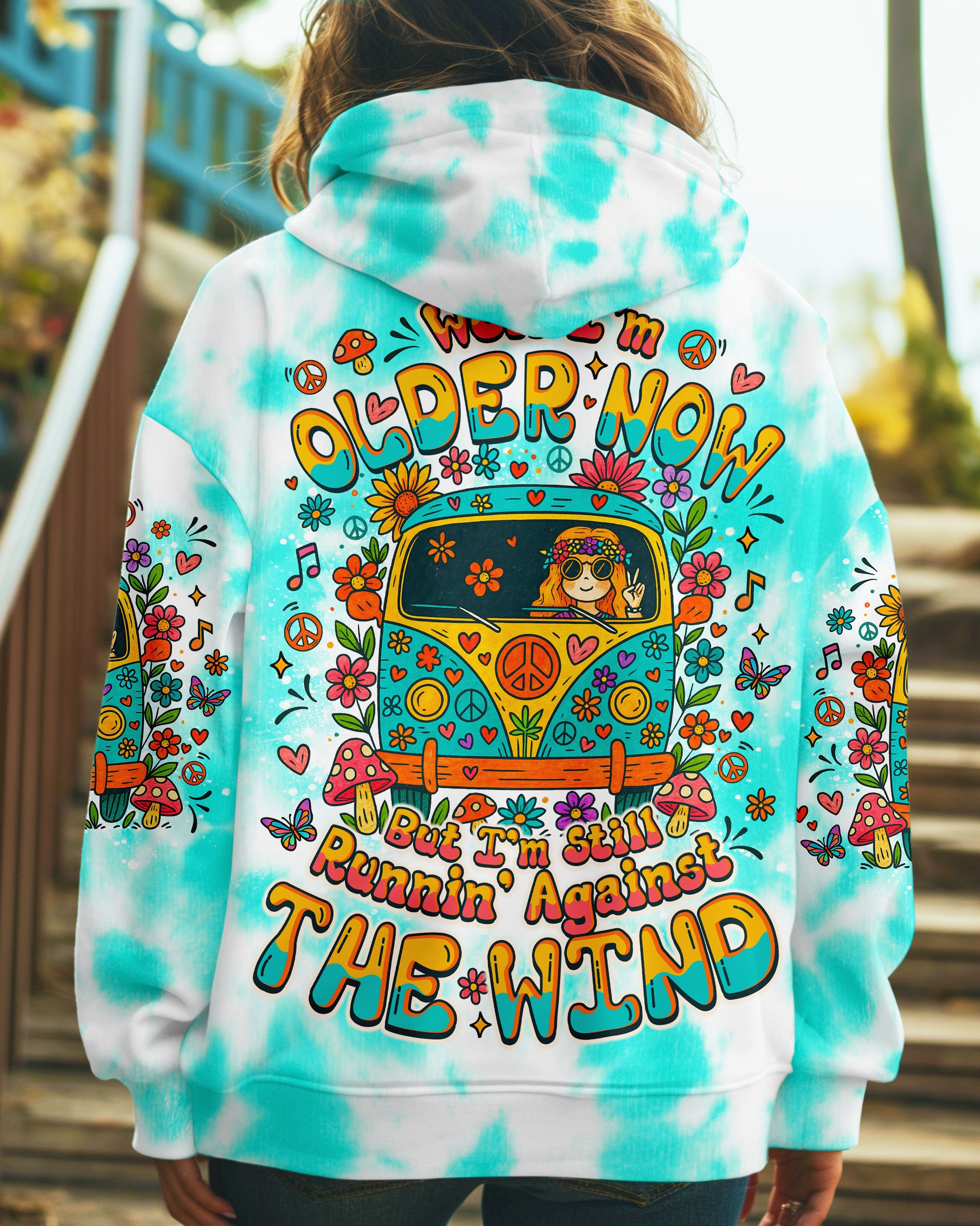 RUNNING AGAINST THE WIND BUS TIE DYE ALL OVER PRINT - TLNO2107253