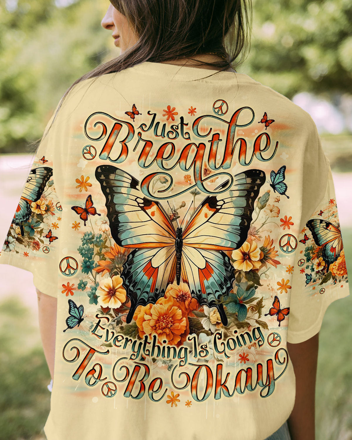 JUST BREATHE BUTTERFLY  ALL OVER PRINT - TLNO1903253