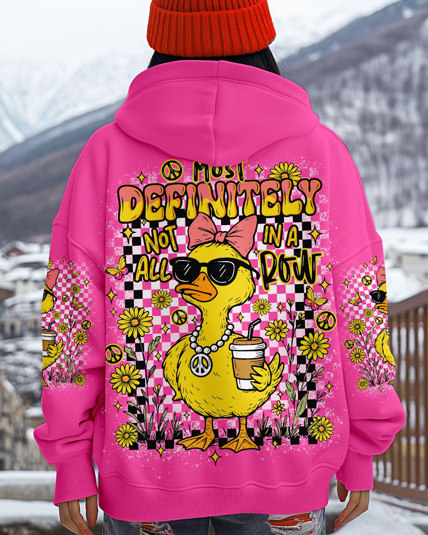 MOST DEFINITELY NOT ALL IN A ROW DUCK ALL OVER PRINT  - TLNO1108251