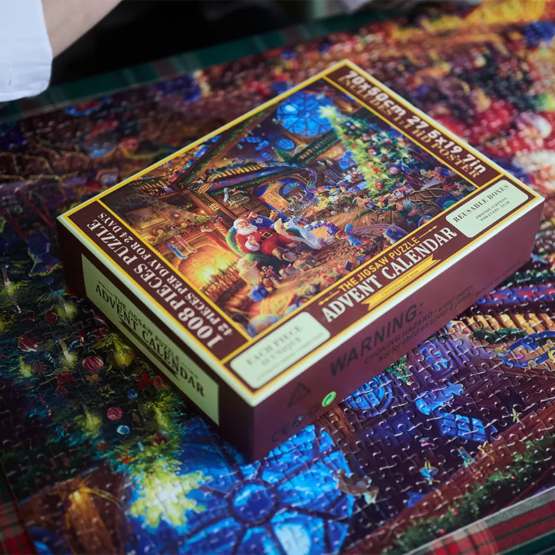 Awishday Advent Calendar Christmas Jigsaw Puzzles