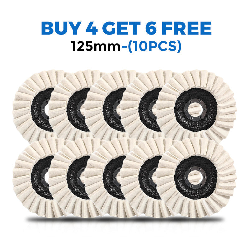 ⚙️ BUY 1 GET 1 FREE 🔥 Wool Felt Flap Polishing Disc – High-Performance, Fine Polishing & Long-Lasting Use ✨