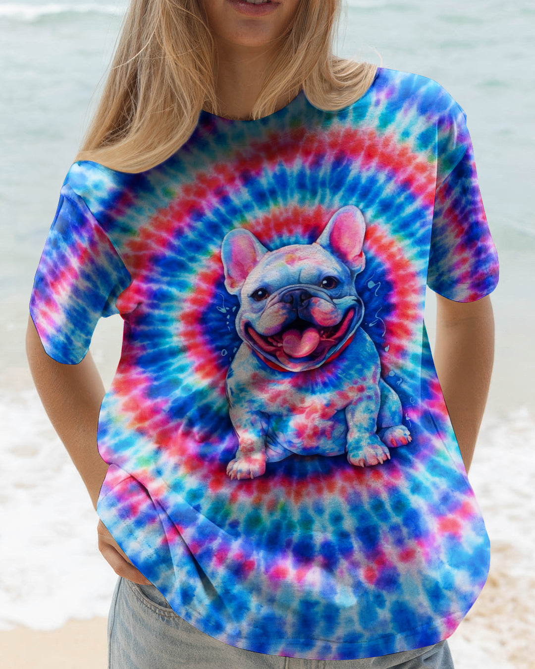 FRENCH BULLDOG SWIRL ALL OVER PRINT - TLNO0903261