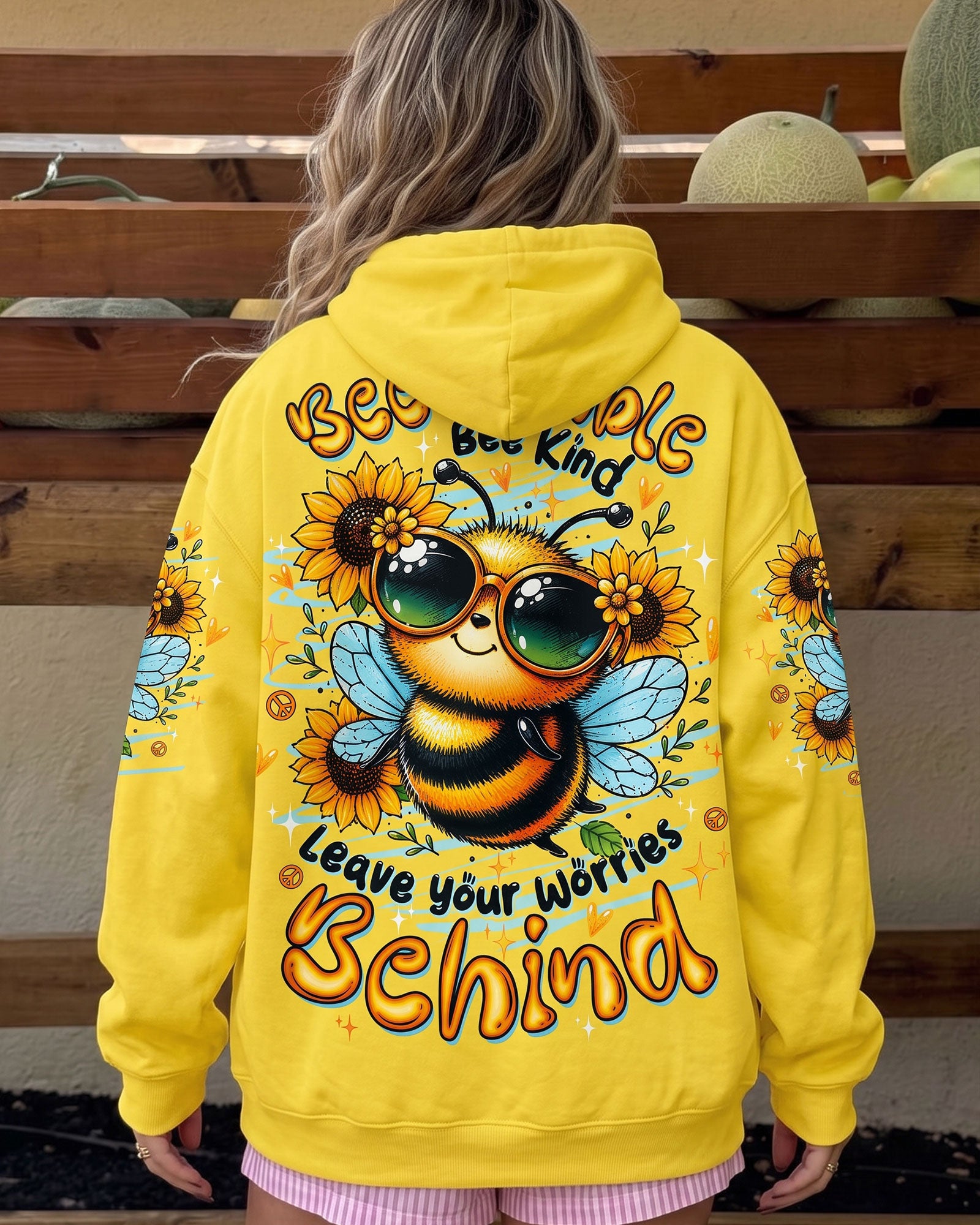 BEE HUMBLE BEE KIND BEE ALL OVER PRINT - TLTW0707264