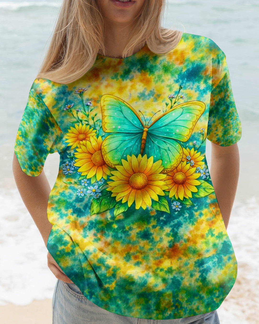 STRONGER THAN THE STORM BUTTERFLY ALL OVER PRINT  - TLNO2803262