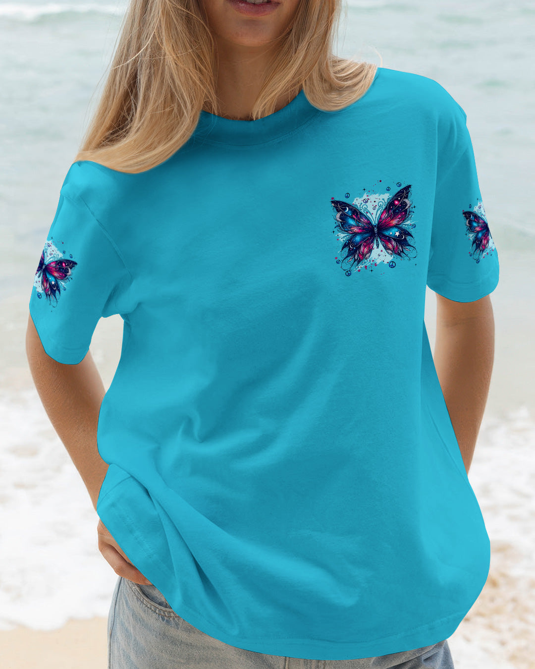 CHOOSE TO USE YOUR WINGS BUTTERFLY ALL OVER PRINT - TYQY2702262