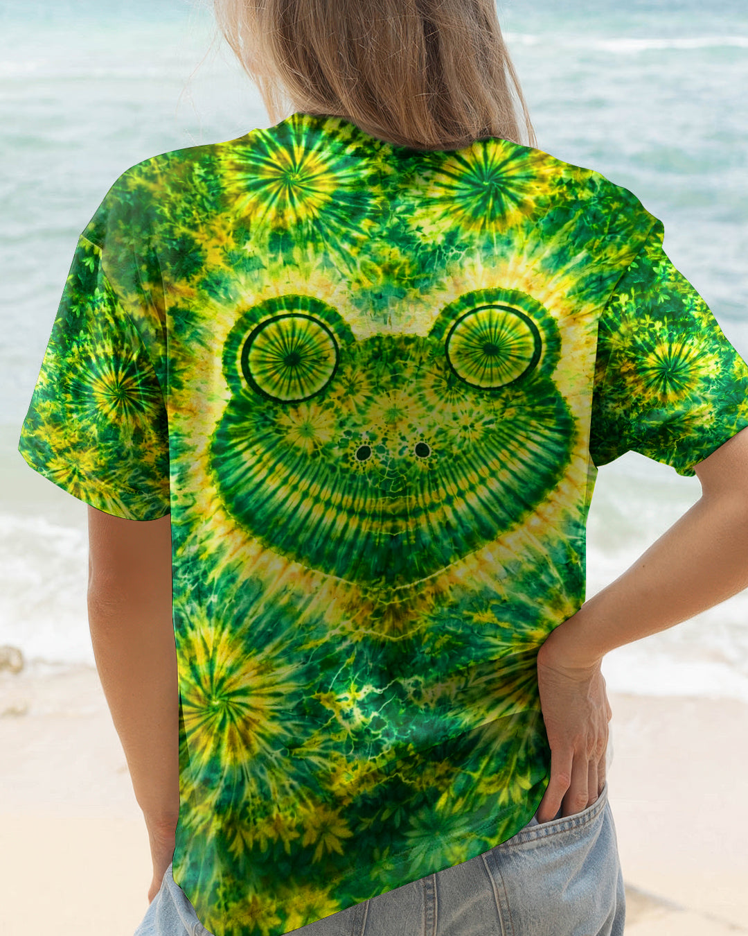 HIPPIE FROG SWIRL ALL OVER PRINT - TLHG2303262