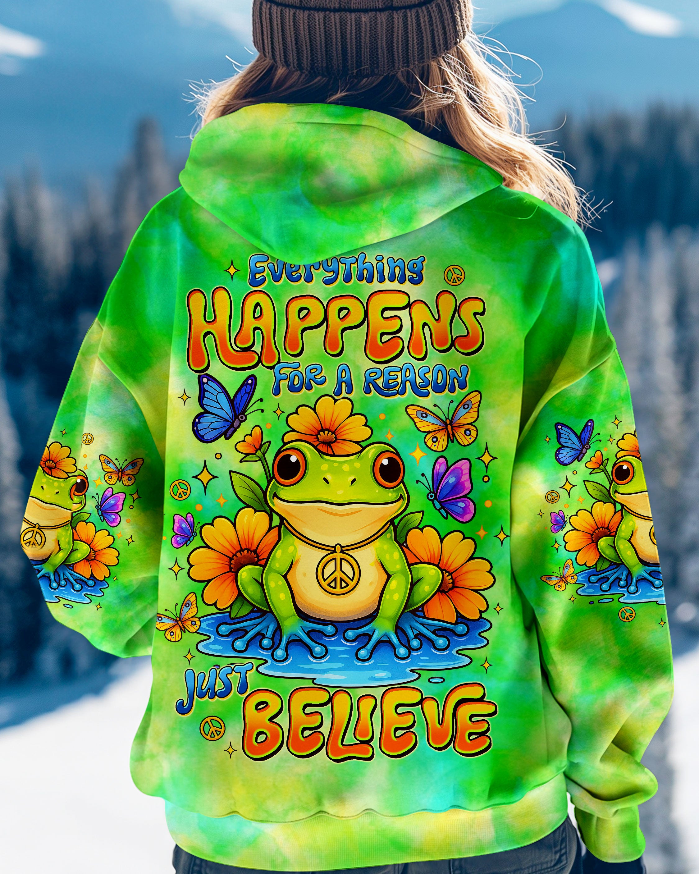 JUST BELIEVE FROG ALL OVER PRINT - TLTW0710255