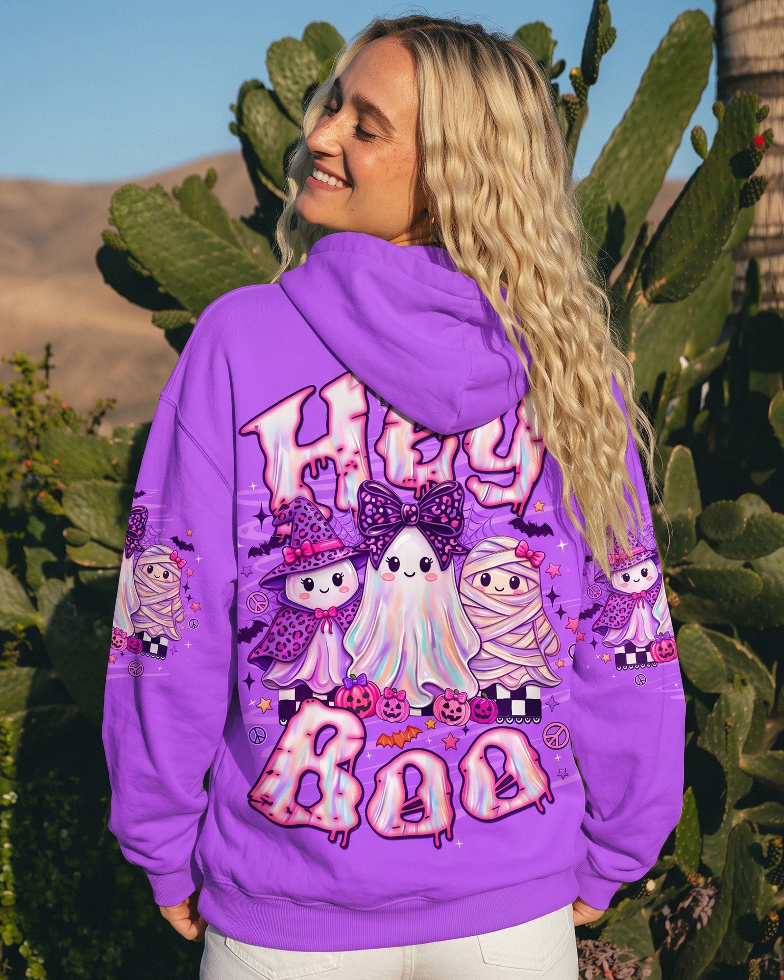 HEY BOO HALLOWEEN ALL OVER PRINT - TLTW1707264