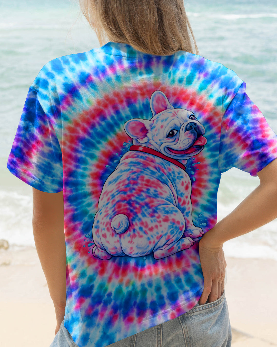 FRENCH BULLDOG SWIRL ALL OVER PRINT - TLNO0903261