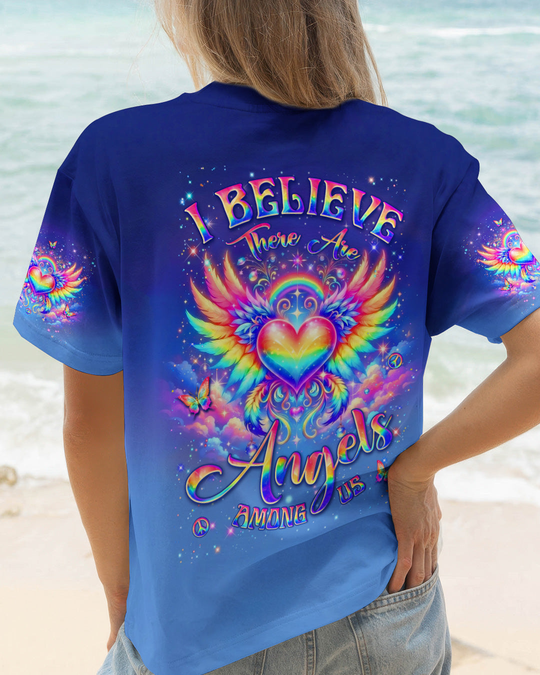 I BELIEVE THERE ARE ANGELS AMONG US ALL OVER PRINT - TYLN0503262