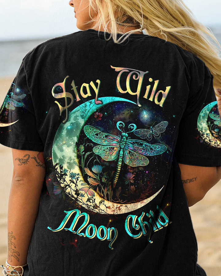 STAY WILD MOON CHILD DRAGONFLY ALL OVER PRINT - TLTW1703234