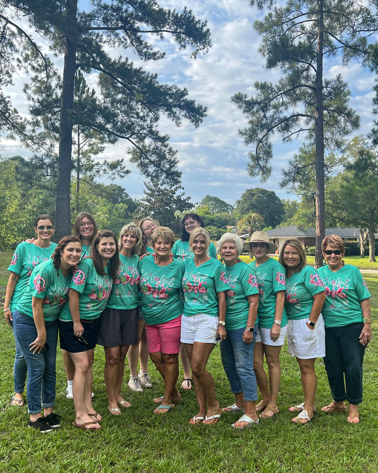 LET'S GO GIRLS FLAMINGO ALL OVER PRINT - TY0606231