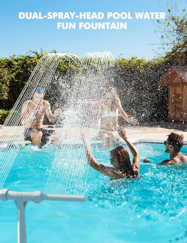 Adjustable Sprinkler Fountain for Above Ground/Inground Pool