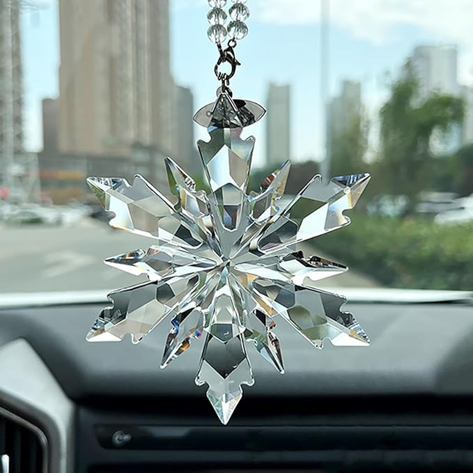 🔥LAST DAY 50% OFF - ❄️🌈Crystal Snowflake Suncatcher