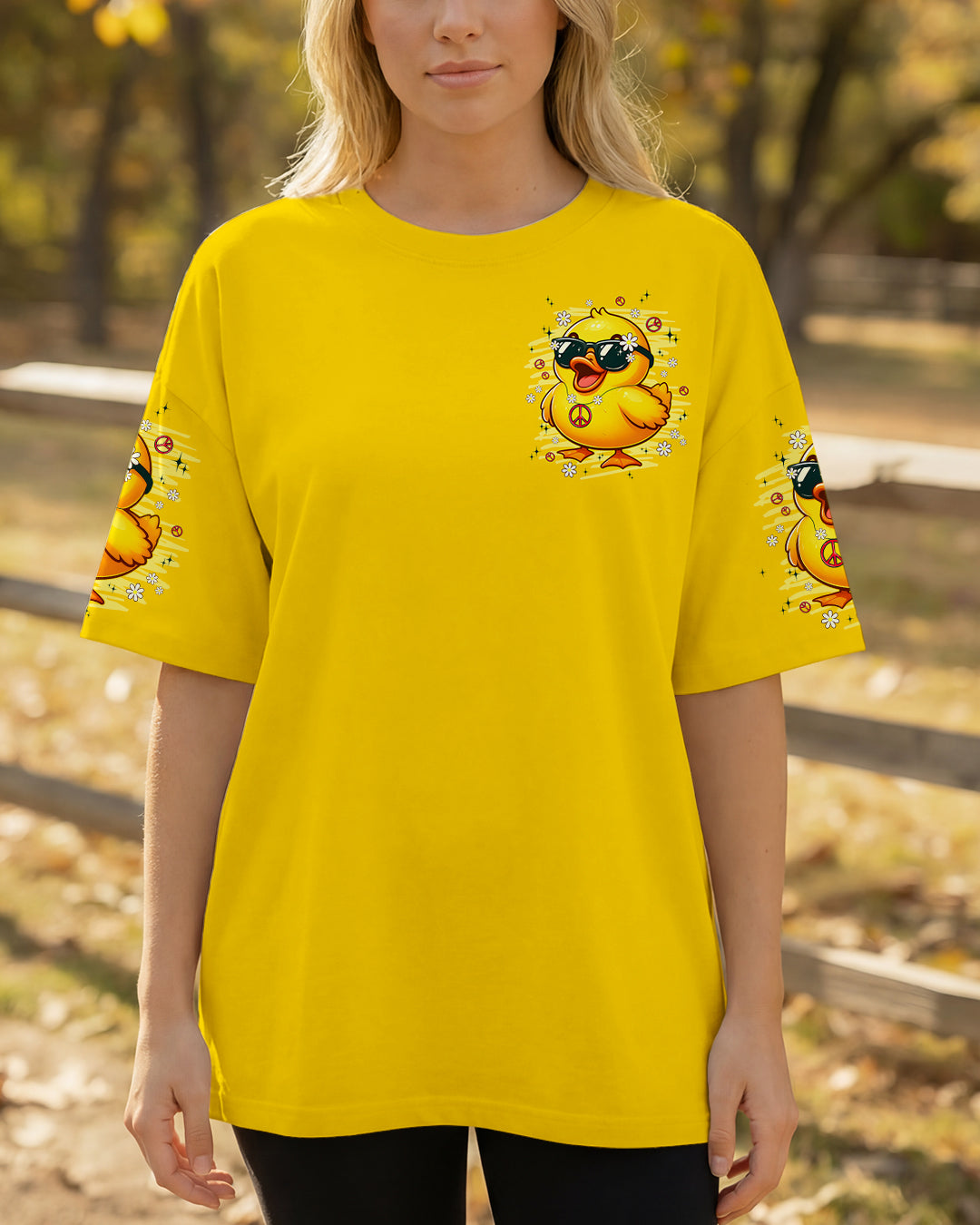 APPARENTLY I HAVE AN ATTITUDE WHO KNEW DUCK ALL OVER PRINT - TYPQ2302261