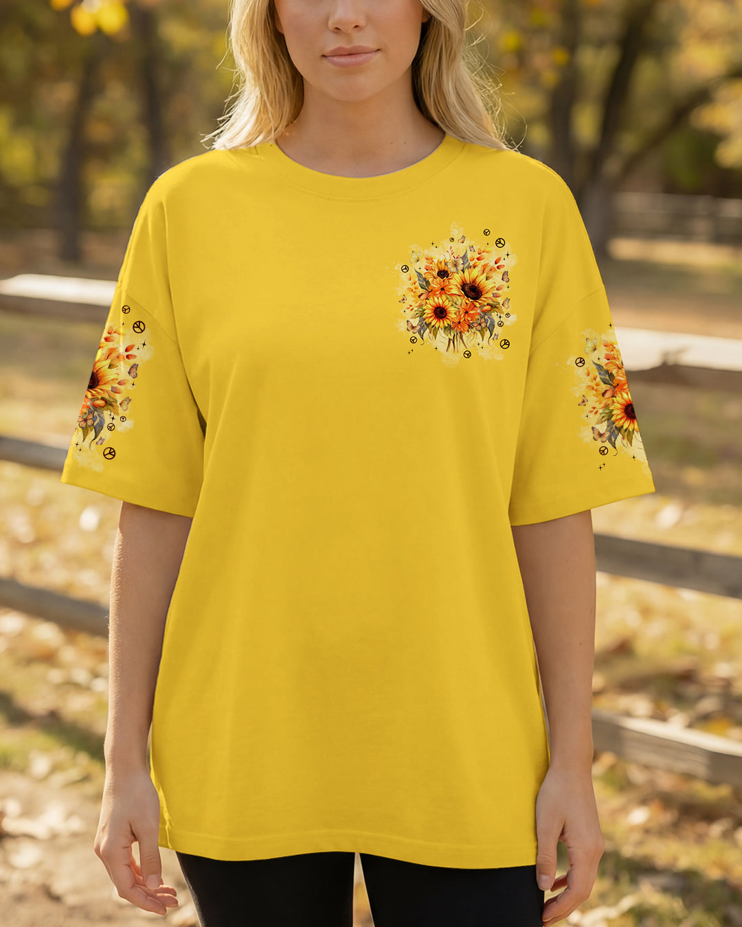 WHISPER WORDS OF WISDOM LET IT BE SUNFLOWER ALL OVER PRINT - TYPQ1303261