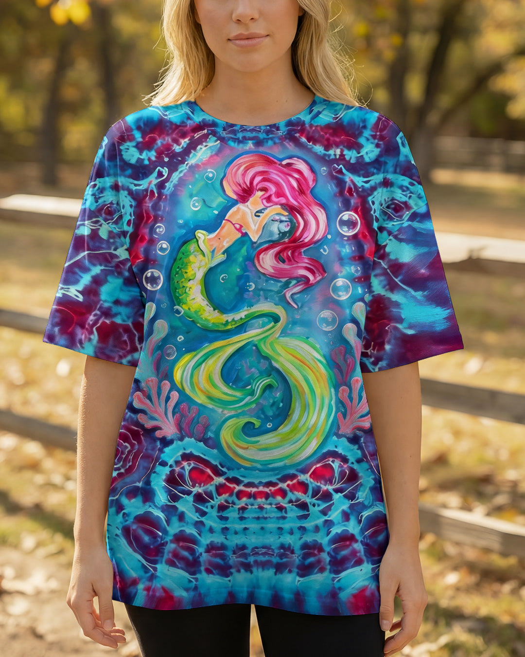 MERMAID SPIRIT FLOW ALL OVER PRINT - KM0604261