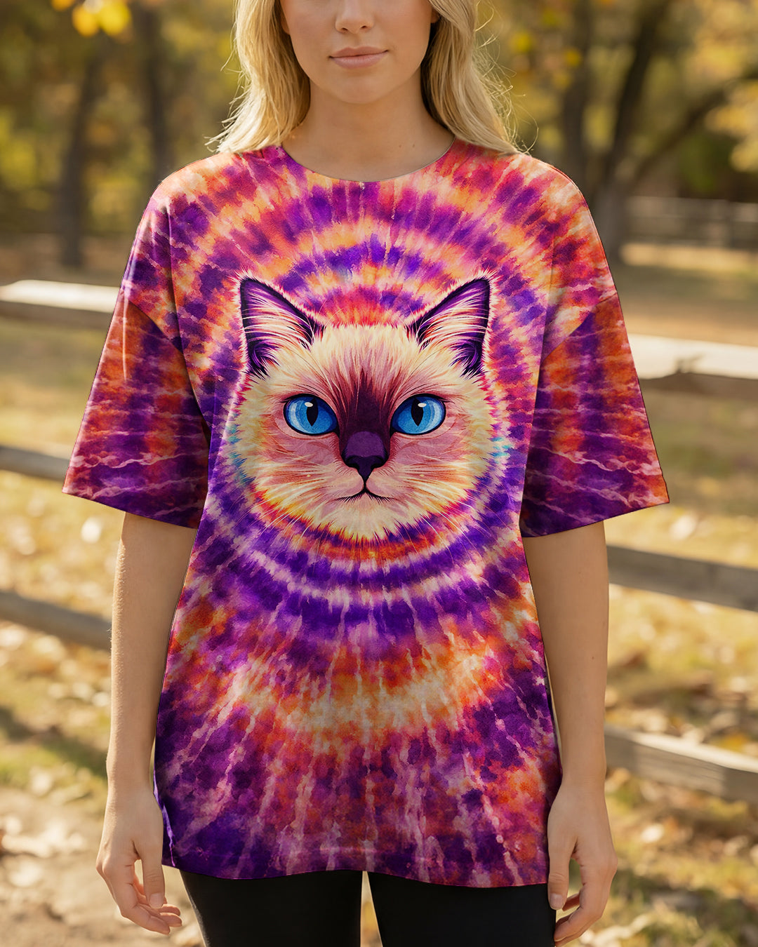 CAT MOM SWIRL ALL OVER PRINT  - TLNT0403261