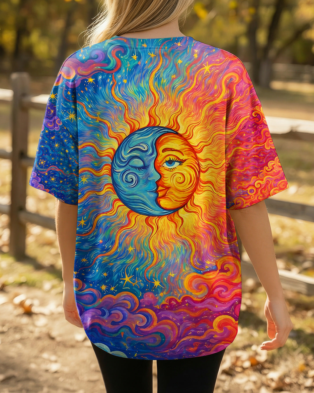 HIPPIE SUN MOON ART ALL OVER PRINT - TLNO2602261