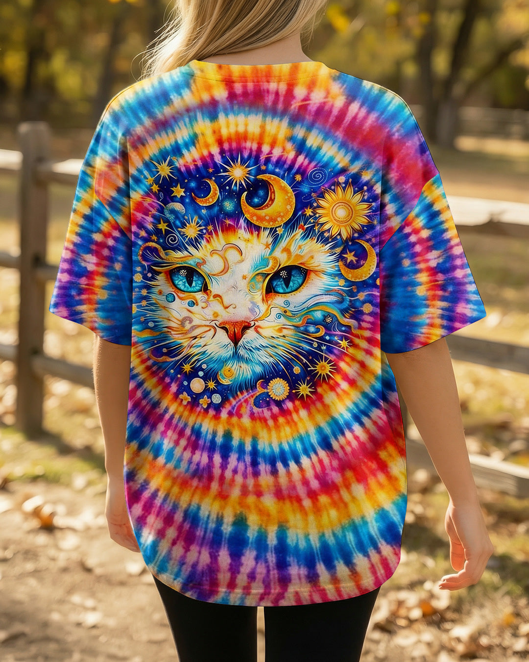 CELESTIAL CAT SWIRL ALL OVER PRINT - TLHN0203262