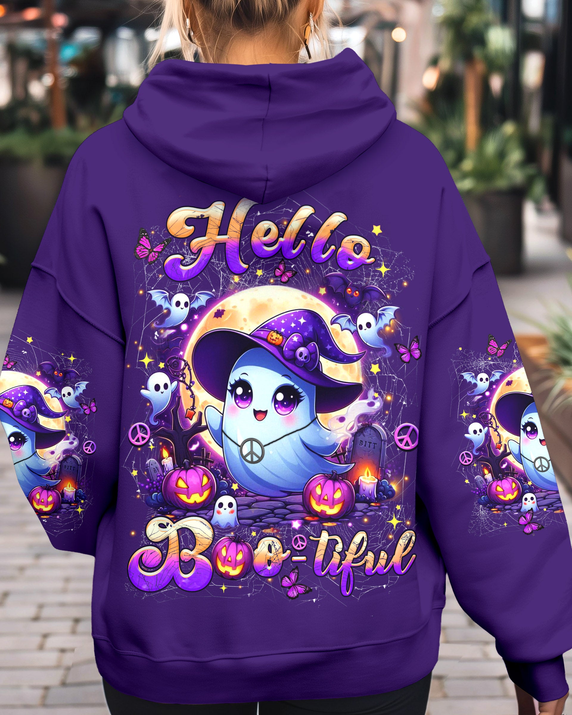 HELLO BOOTIFUL HALLOWEEN ALL OVER PRINT - YHHN2208252