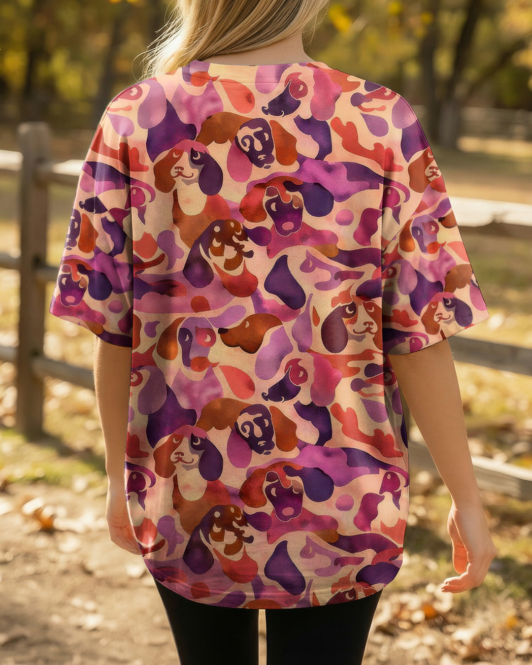 DACHSHUND DOG CAMOUFLAGE ALL OVER PRINT - TLTW1003262