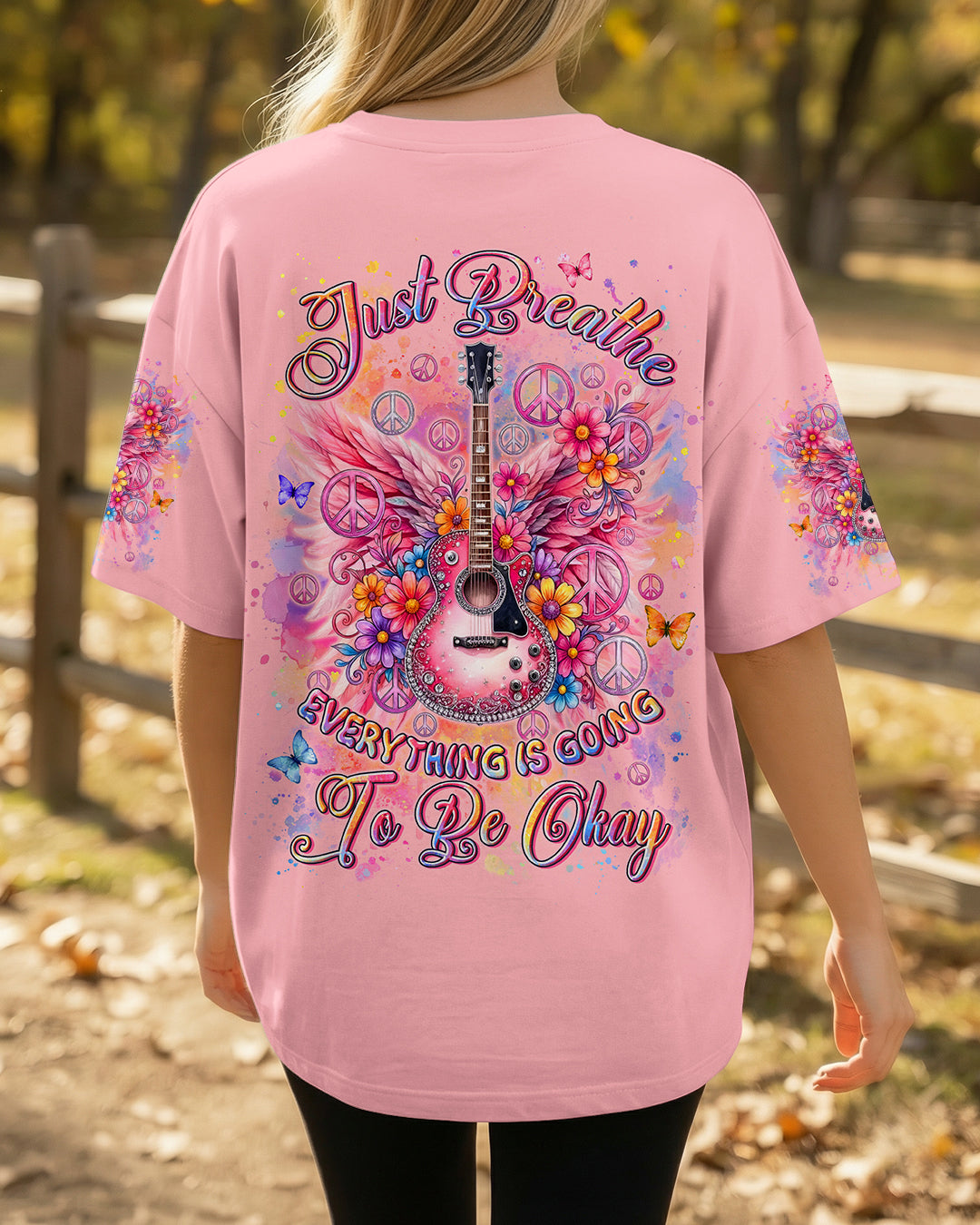 JUST BREATHE GUITAR ALL OVER PRINT - TYLN2403262