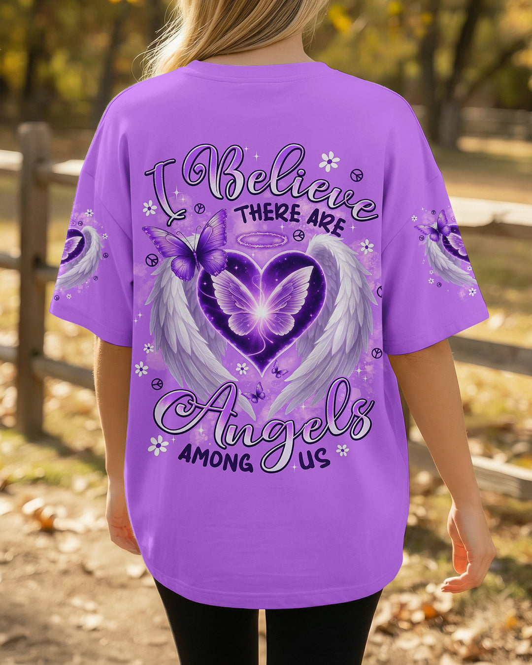 I BELIEVE THERE ARE ANGELS AMONG US ALL OVER PRINT - TYPQ0203262